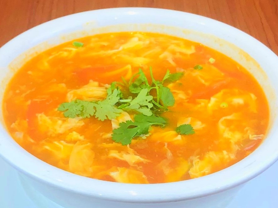 西红柿鸡蛋汤（トマトとたまごスープ）